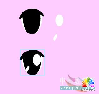 Flash绘制卡通MM眨眼睛动画
