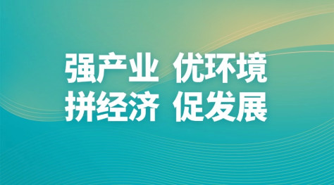 强产业 优环境 拼经济 促发展