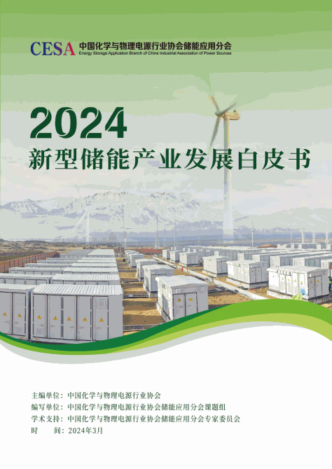 《2024年中国新型储能产业发展白皮书》