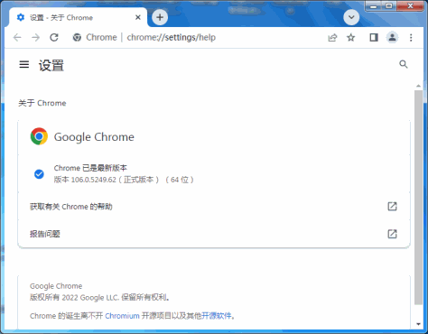 Google Chrome 106.0.5249.62_官方正式版下载