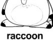 raccoon 上色