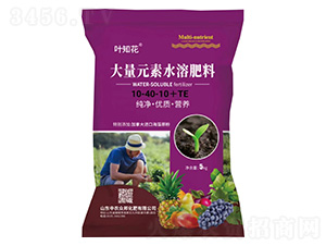 大量元素水溶肥料10-40-10+TE-叶知花-中农众邦