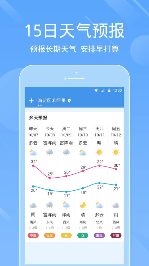 天气预报准截图3