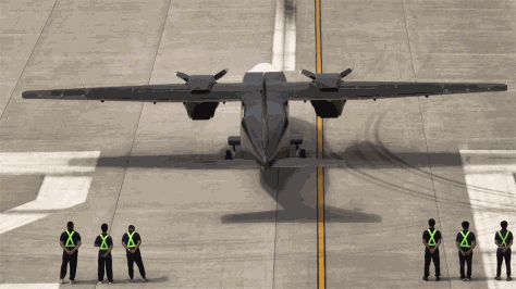 Avión de transporte no tripulado más grande de China completa su vuelo inaugural