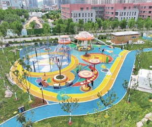 济南首个儿童友好类公园建成开放 