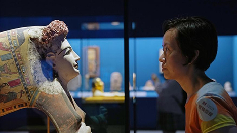 افتتاح معرض حول الآثار المصرية في متحف شانغهاي