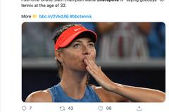 莎拉波娃宣布退役 五届大满贯冠军得主告别网球