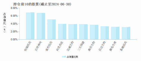 万家健康产业混合A(010054)基金持仓