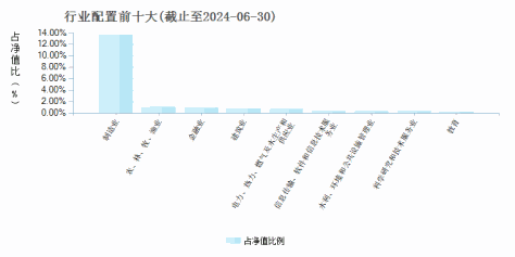 长城优选回报六个月持有混合A(010797)行业配置