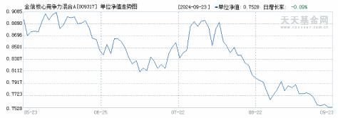 金信核心竞争力混合A(009317)历史净值