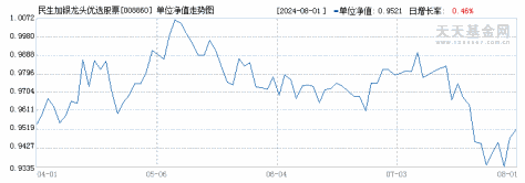 民生加银龙头优选股票(008860)历史净值