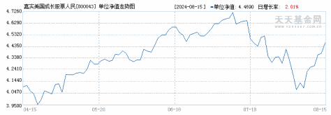 嘉实美国成长股票人民币(000043)历史净值