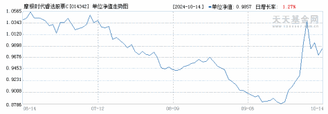 摩根时代睿选股票C(014342)历史净值