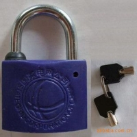 优质35塑钢挂锁 通开锁 横开锁 子母锁