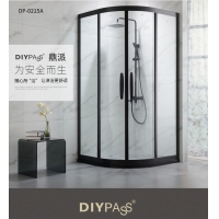 鼎派卫浴DIYPASS 不锈钢雅黑可定制淋浴房 酒店工程