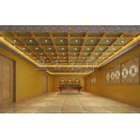 仿古建筑古建彩绘寺庙天花板吊顶