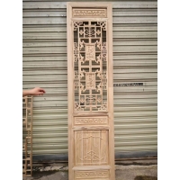 成都中式樟子松雕花木门 榫卯实木中式门窗 古色古香仿古门