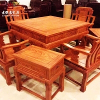 成都中式家具中式八仙桌贵妃榻家具定制加工