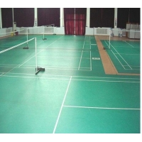 天津PVC地胶施工 标准羽毛球场施工材料选择