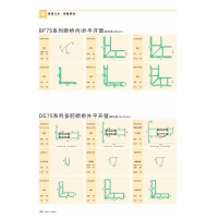 DE75系列多腔断桥外平开窗