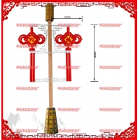 400南瓜灯笼led户外灯笼2.3米  结挂路灯灯杆上led