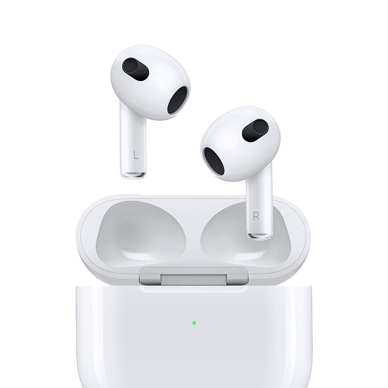 Apple/苹果 AirPods (第三代) 配闪电充电盒苹果耳机 蓝牙耳机 无线耳机 适用iPhone/iPad/Watch/Mac