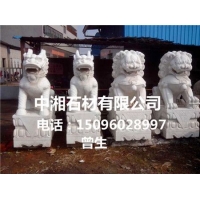 汉白玉品2米狮子石雕