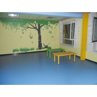 防滑塑胶楼地面塑料板楼梯面层幼儿园PVC塑胶地板