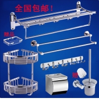 箭牌毛巾架不锈钢置物架卫生间浴室毛巾架卫浴挂件折叠浴巾架套装