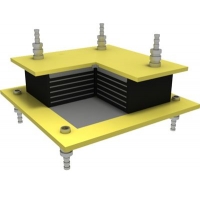 钢结构阻尼橡胶盆座 水平分散力橡胶支座
