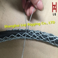 丽奇电缆吊网、拖拽用钢丝绳电缆包裹网套、拉线导线用网套换线器