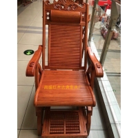 花梨木摇椅休闲椅价格 红木躺椅厂家 河北红木家具厂家