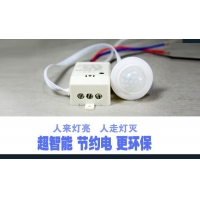 人体感应开关36v感应探头12v节能照明智能控制模块24v