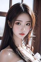 清纯长发美女