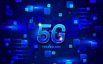 蓝色5G技术海报