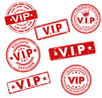 VIP红色印章
