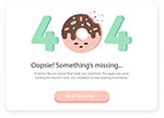 甜甜圈404错误页