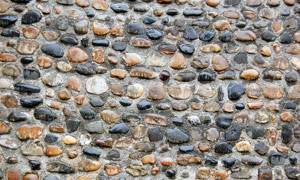 光滑的石头墙面背景摄影图片