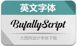BufallyScript(英文字体)