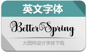 BetterSpringScript(英文字体)