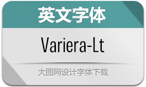 Variera-Light(英文字体)