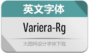 Variera-Regular(英文字体)
