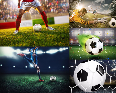 体育足球运动比赛摄影高清图片