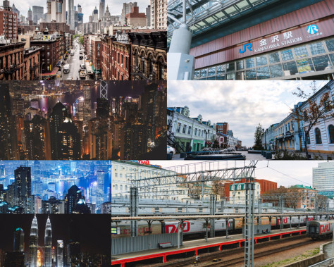 欧美城市建筑景观拍摄高清图片