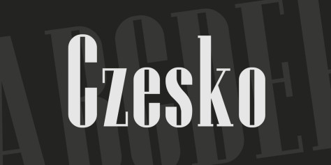 Czesko Font 英文字体