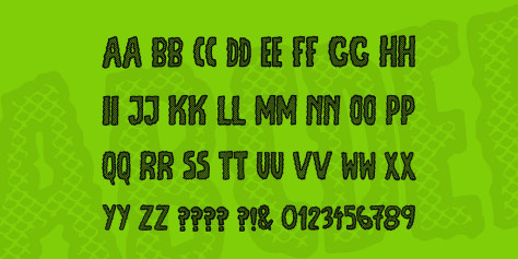 JMH Escamas Font Family 英文字体