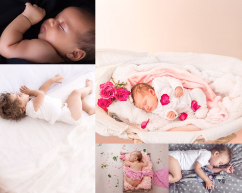 熟睡的宝宝摄影高清图片