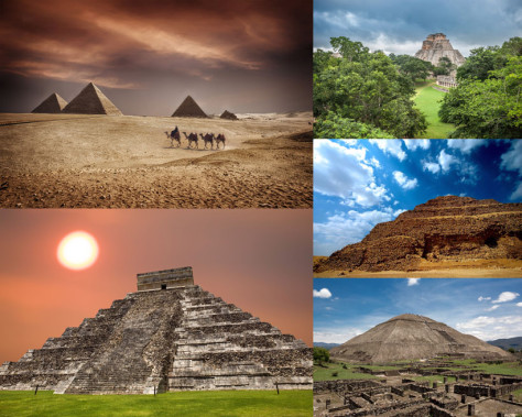 金字塔旅游景点摄影高清图片