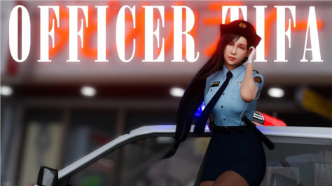 最终幻想7重制版蒂法性感女警察套装MOD