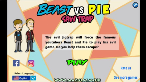 野兽与派的电锯惊魂(Beast vs Pie Saw Trap)